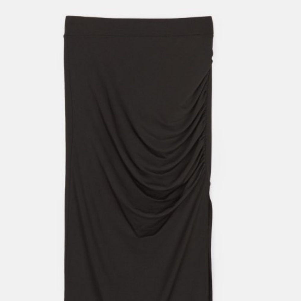 Wilfred Boussan Skirt Side Slit Black